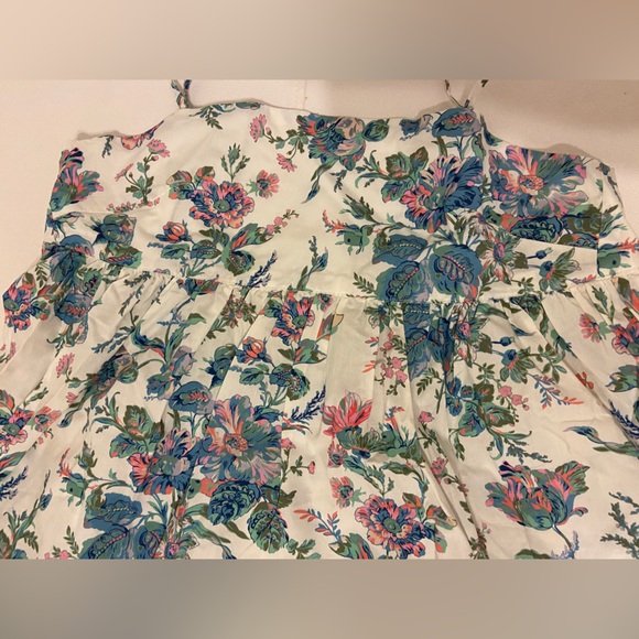 Jcrew Floral Babydoll Top - Picture 2 of 3